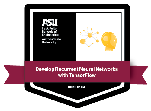 Develop Recurrent Neural Networks with TensorFlow Badge