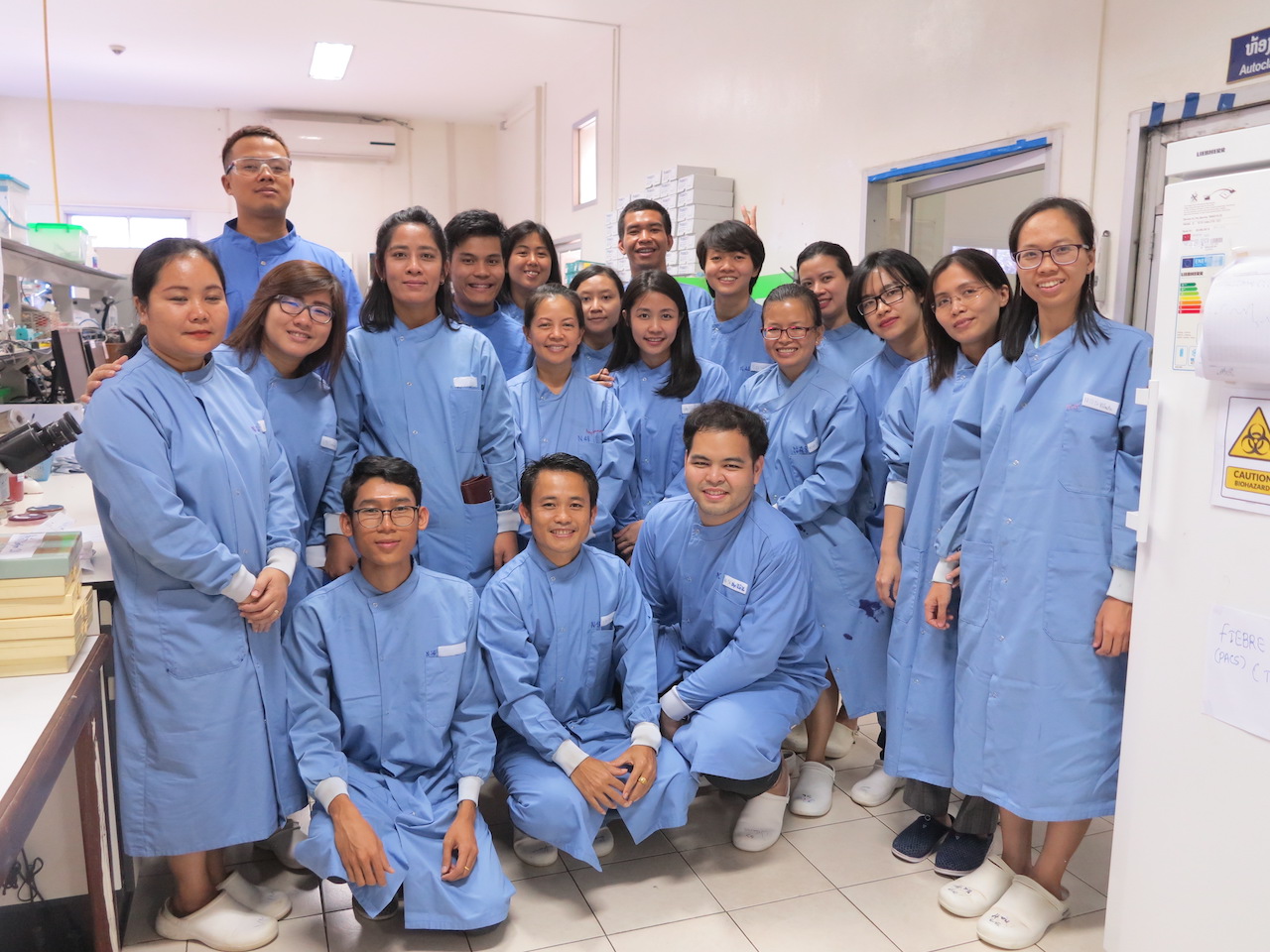 Studens in a lab