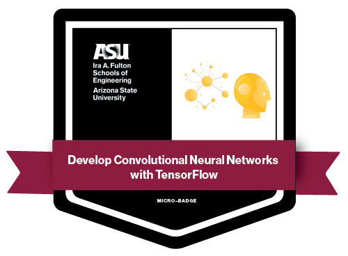 Develop Convolutional Neural Networks with TensorFlow badge